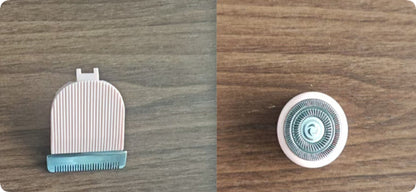 2 in 1 Hair Remover Women'S Double Head Shaver Private Pubic Hair Trimmer Electric Razor Wet Dry Electric Body Hair