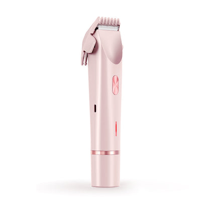 2 in 1 Hair Remover Women'S Double Head Shaver Private Pubic Hair Trimmer Electric Razor Wet Dry Electric Body Hair